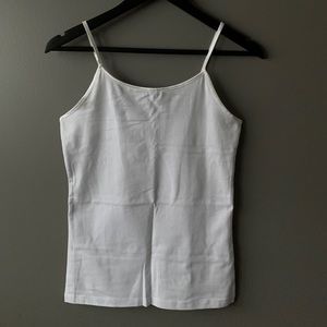 White layering cami tank